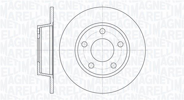 MAGNETI MARELLI Bremžu diski 361302040281